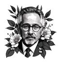 dad memorial tattoo design idea