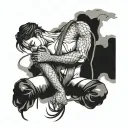 Shibari tattoo design idea