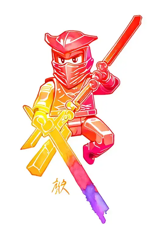ninjago design tattoo design idea