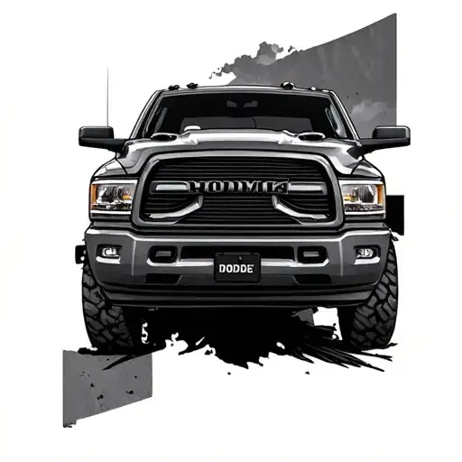 Dodge Ram tattoo design idea