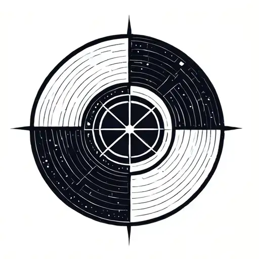 the fulcrum symbol from star wars tattoo design idea