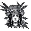 Zapotec tattoo design idea