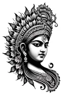 murugan vel tattoo design idea
