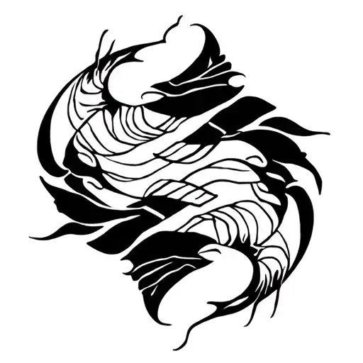 Cancer and Pisces tattoo design idea