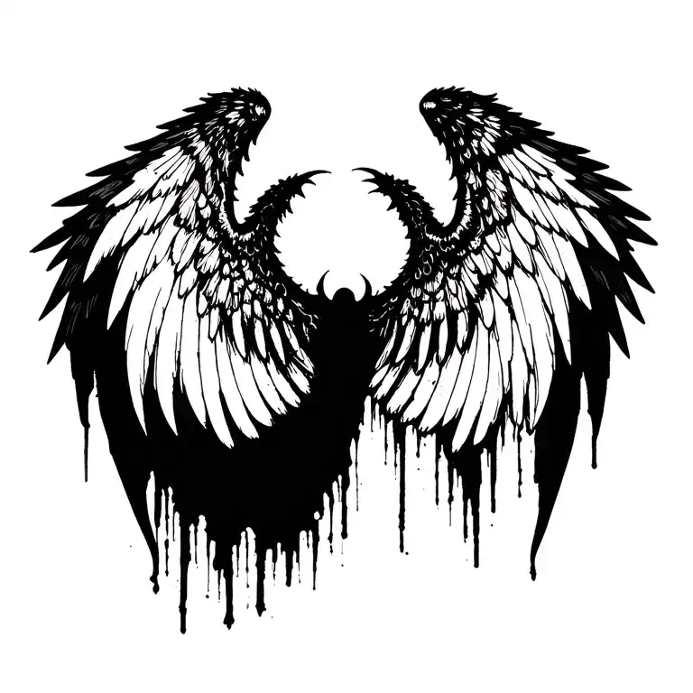 wings Technology tattoo design idea