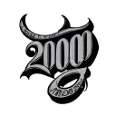 lettering 2000 tattoo design idea