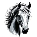 Pale Horse tattoo design idea