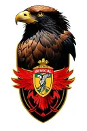 benfica eagle tattoo design idea