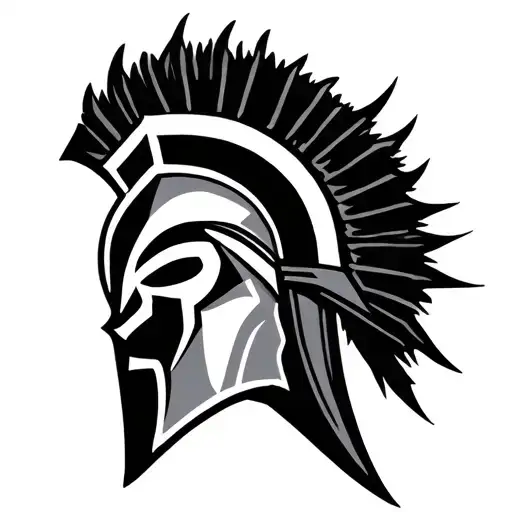 Spartan tattoo design idea