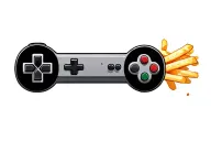 Lantern, game controller , boiling oil, a french fry tattoo design idea