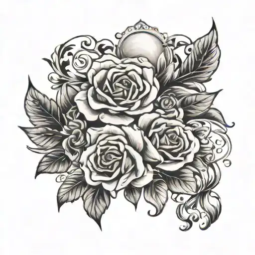 memorial tattoo for dad tattoo design idea