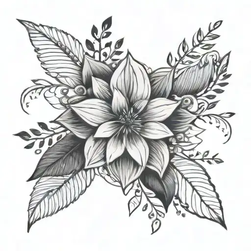 fineline tattoo that stands for self-love, growth, healing and inner balance. tattoo design idea