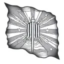 Arizona Flag tattoo design idea