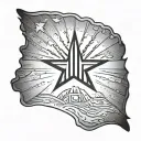 Arizona Flag tattoo design idea