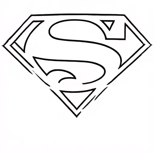 superman tattoo design idea