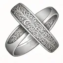 Mens Wedding Ring tattoo design idea