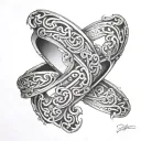 Mens Wedding Ring tattoo design idea