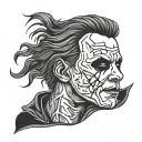 Michael myers tattoo design idea