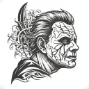 Michael myers tattoo design idea