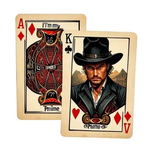 Val Kilmer Doc Holliday playing cards "I'm in my prime" tattoo design idea