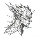 Collarbone hero aesthetic tattoo design idea