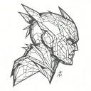 Collarbone hero aesthetic tattoo design idea