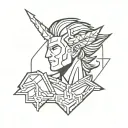 Collarbone hero aesthetic tattoo design idea