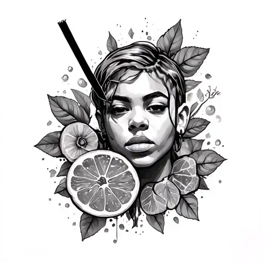 juice wrld no vanity  tattoo design idea