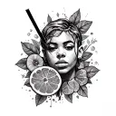 juice wrld no vanity  tattoo design idea