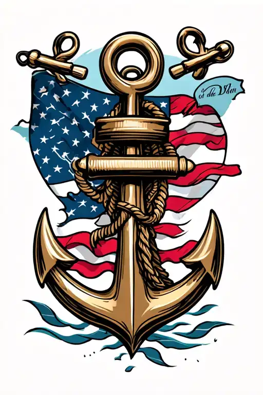 boat anchor memorial tattoo for dad tattoo design idea