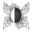 hidden lgbt recognition tattoo design idea