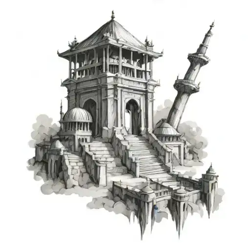 I was raised in Iran ( rasht city ) I have been in Toronto Canada for last 7 years , Colombia and Thailand , mixed them  tattoo design idea