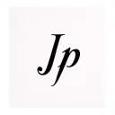 letters j p in cursive tattoo design idea