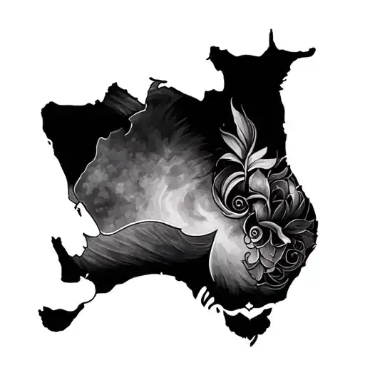 Australia tattoo design idea