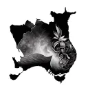 Australia tattoo design idea
