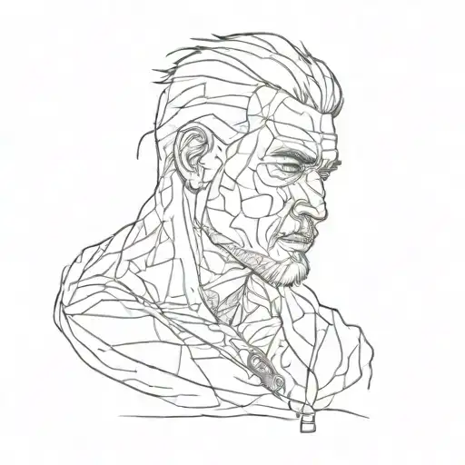 sad man cannot cry in place where man can see tattoo tattoo design idea