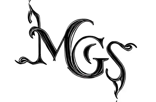 "MGS" tattoo design idea