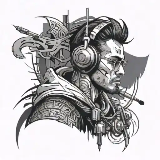 dj gori tattoo design idea