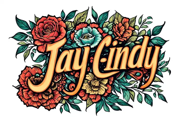 "Jay-Cindy " tribal tattoo tattoo design idea