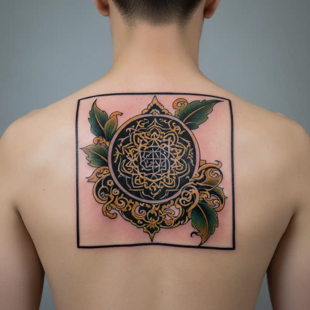 ISLAMIC design of MUSABAQAH tattoo design idea