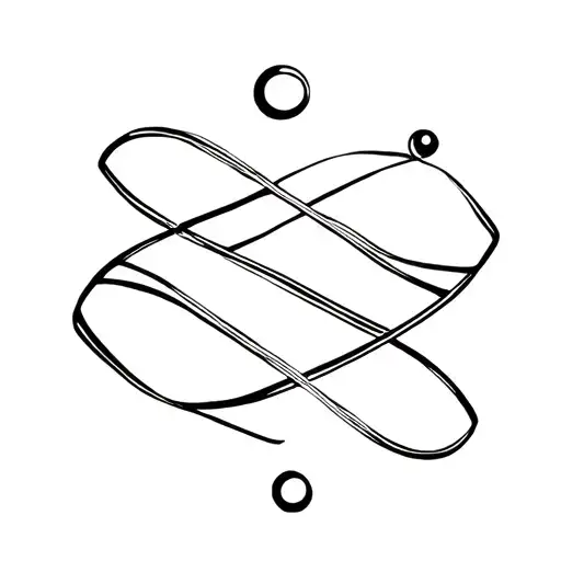 double helix and seratonin molecule tattoo design idea