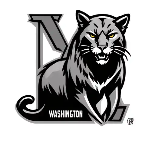 Washington state university cougar logo  tattoo design idea