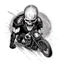 Ghost Rider tattoo design idea
