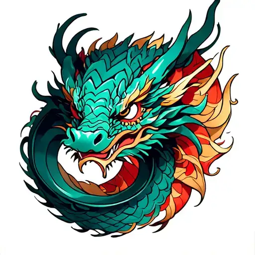 Dragon Ring tattoo design idea