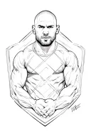 wwe the shield, randy orton, steve austin , cm punk, hitman details bzw symbole. steelcage  tattoo design idea