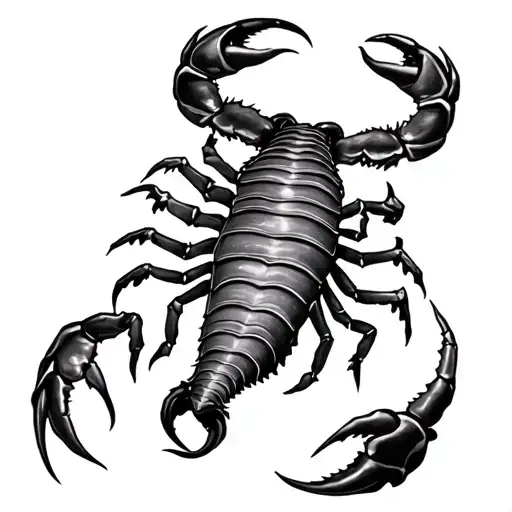 Scorpio mother of three children, one daughter, two sons  tattoo design idea