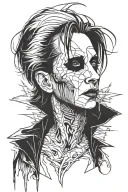 Marilyn Manson tattoo design idea