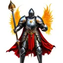 Knight with armor tattoo design idea