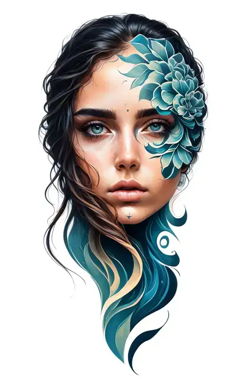 Left side is often linked to intuition, reflection, the past, or sometimes challenges and the subconscious. tattoo design idea