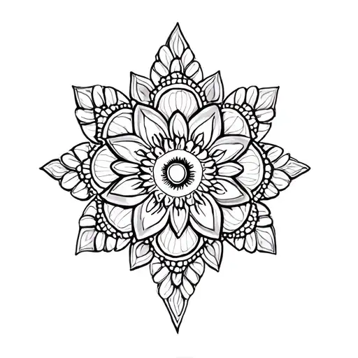Filler Mini Mandalas tattoo design idea
